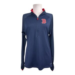 Majestic Women's Medium Boston Red Sox Cool Base Top Lightweight Stretchy Zipper